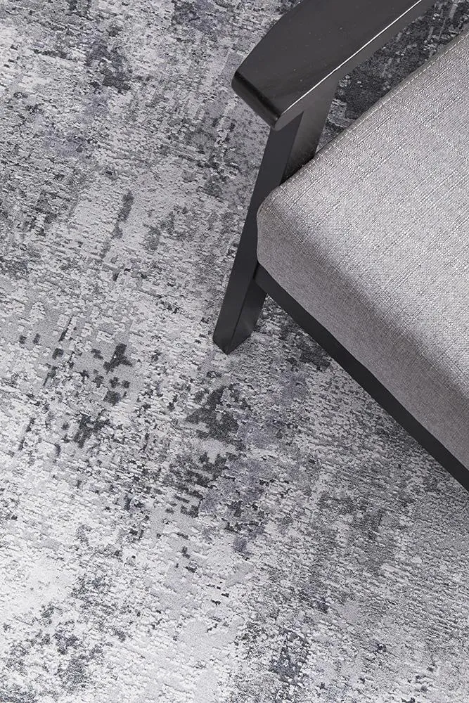 Ethereal  Silver Rug