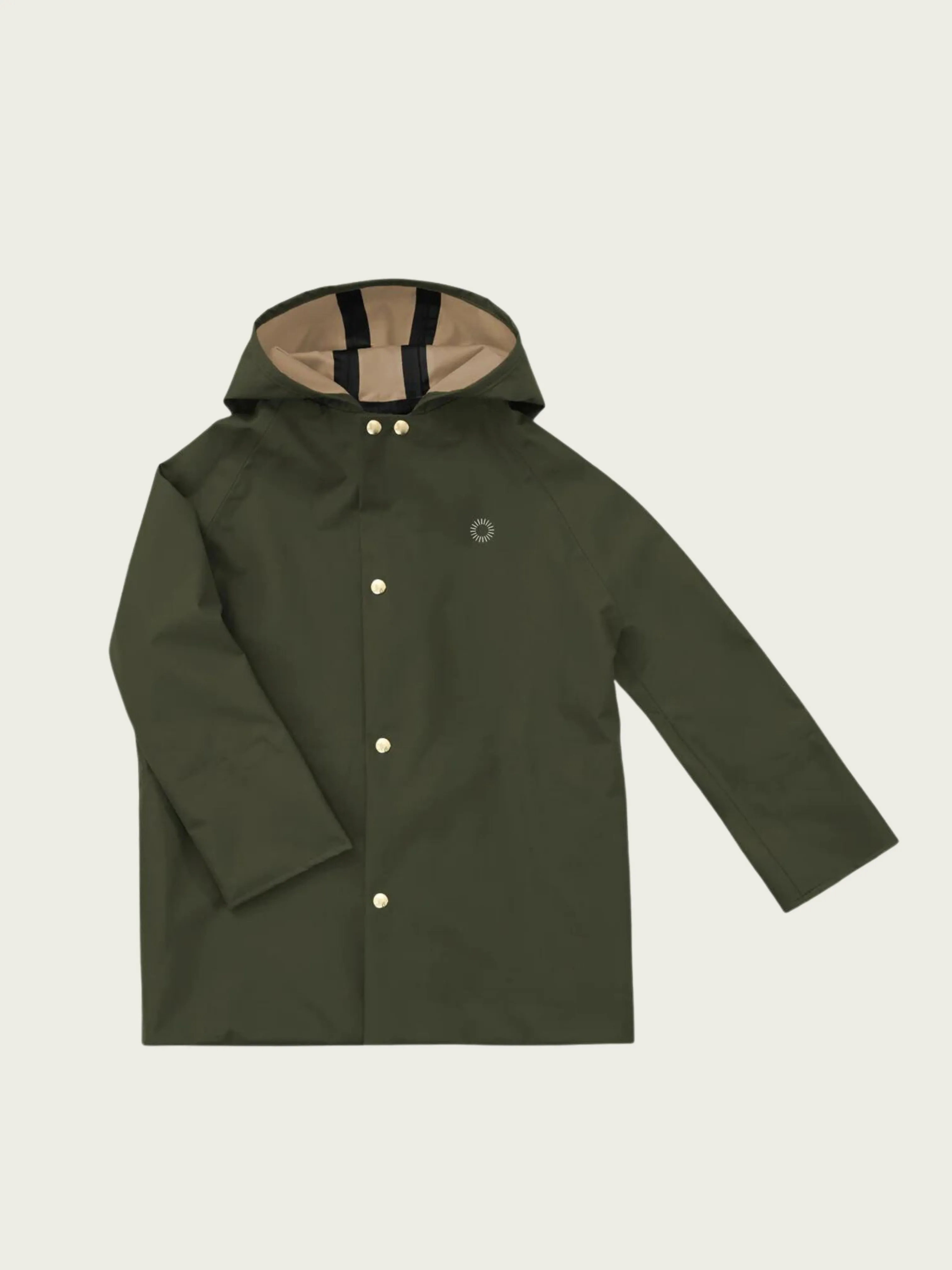 Fairechild Midi Rain Coat - Pine