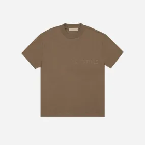 FEAR OF GOD ESSENTIALS T-SHIRT WOOD