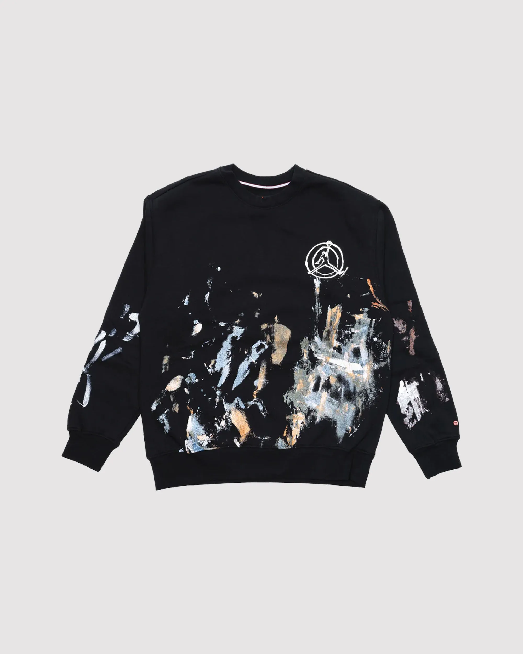 FLEECE CREW BY JAMMIE HOLMES "BLACK"