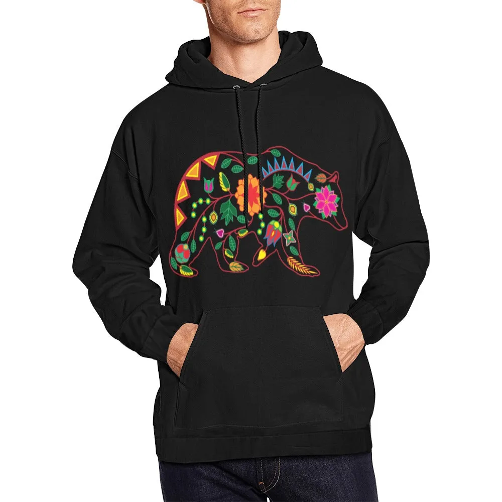 Floral Bear Hoodie for Men (USA Size)