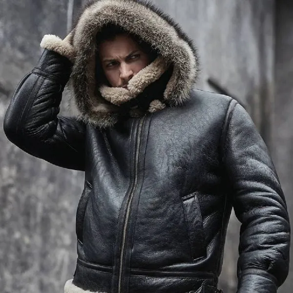 Francis B3 Bomber Jacket with Detachable Hood