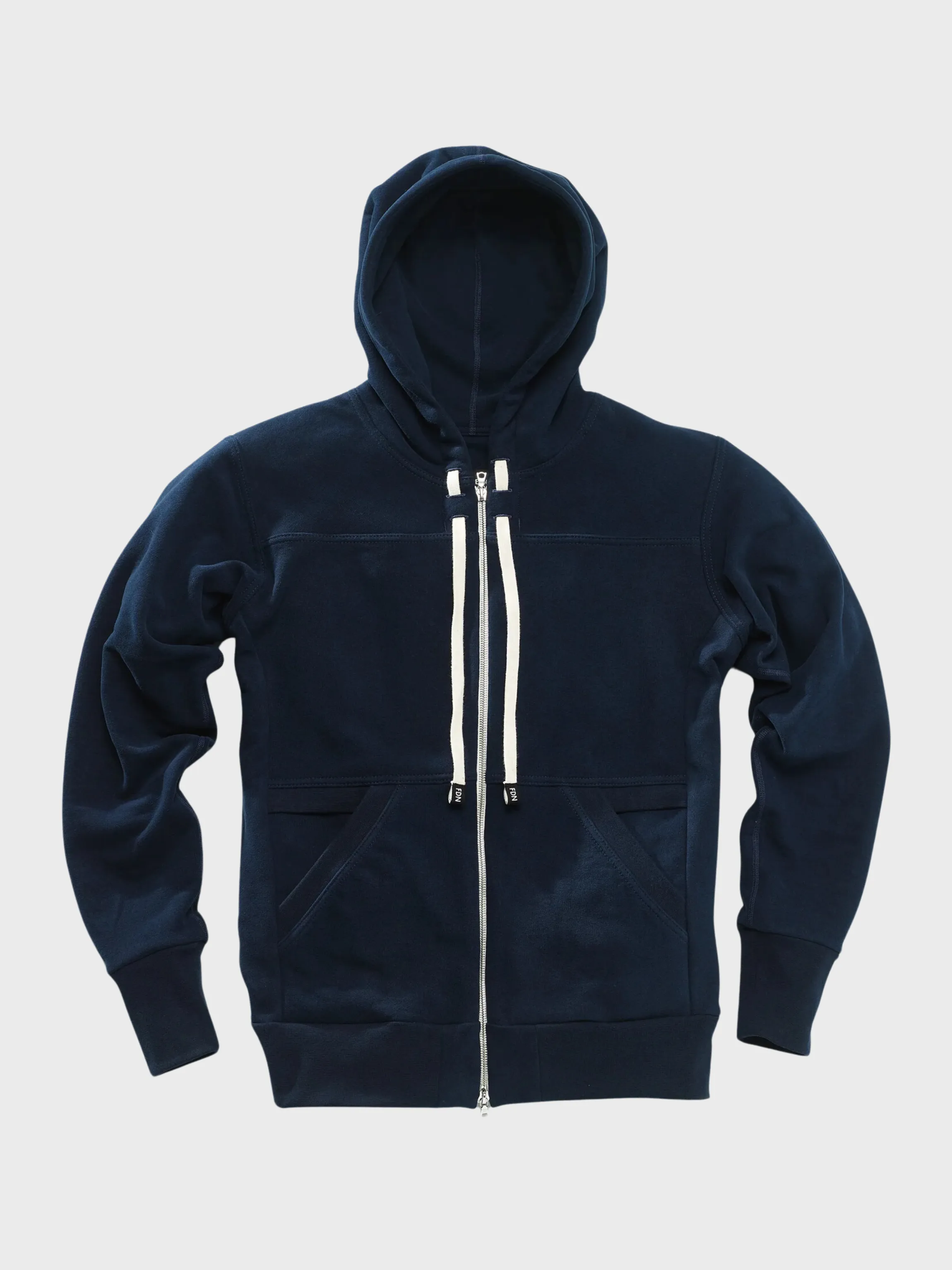 Frere Du Nord Winter Zip Up Hoodie Navy