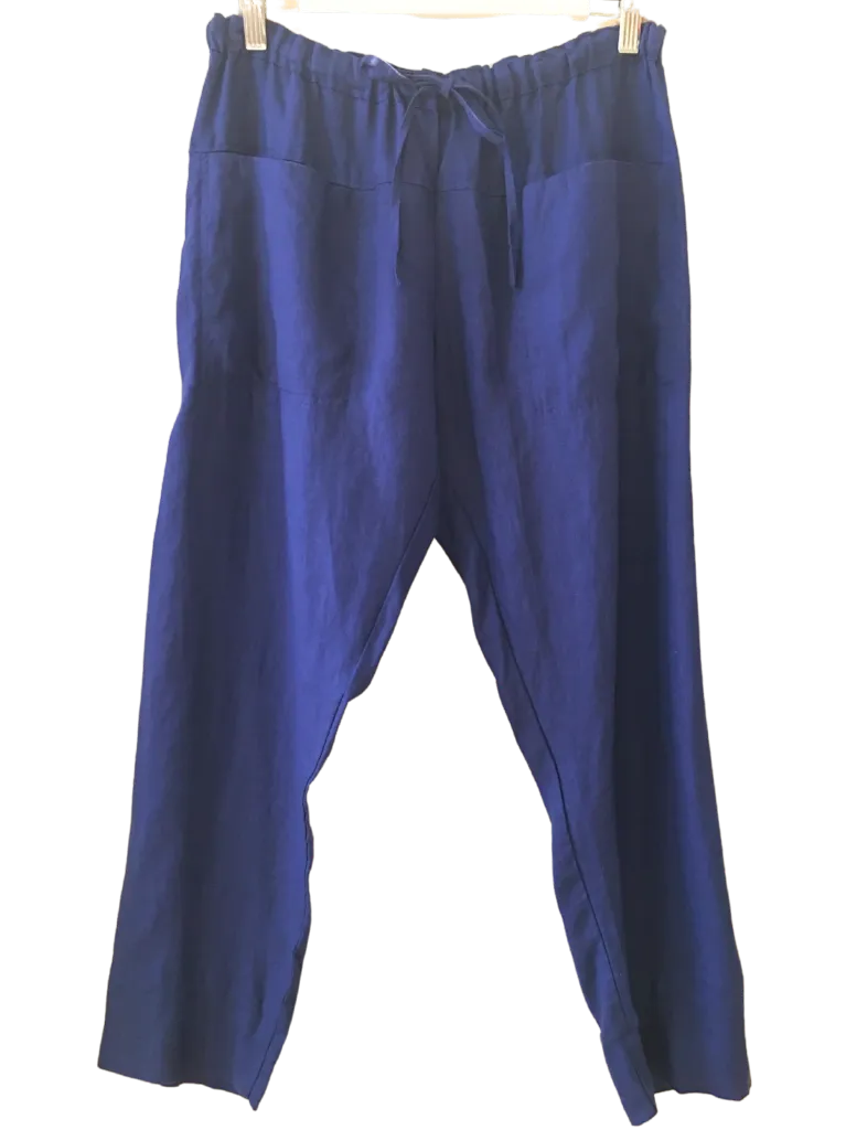 Frockk Darcy Linen Pant  - Blue Dusk