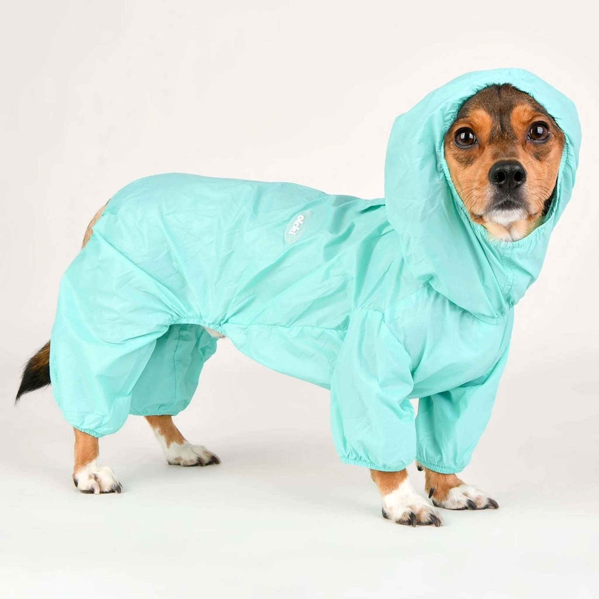 Full Coverage Dog Raincoats Blue