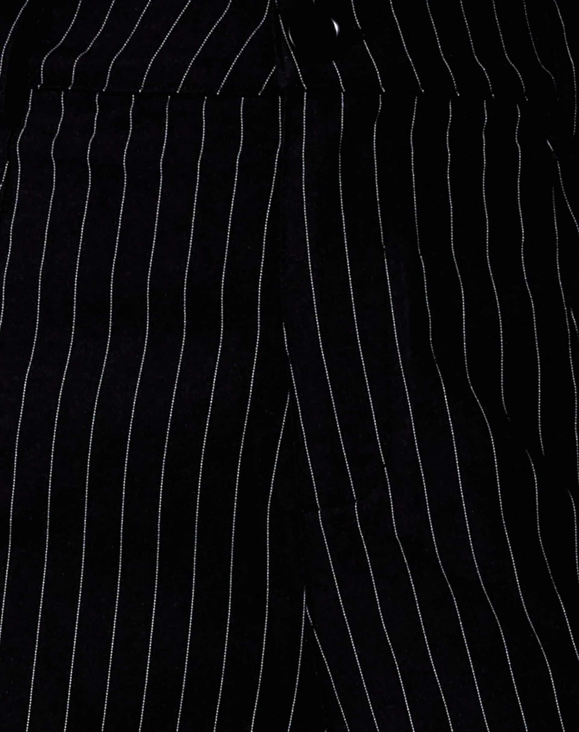 Gesta Trouser in Pinstripe Black