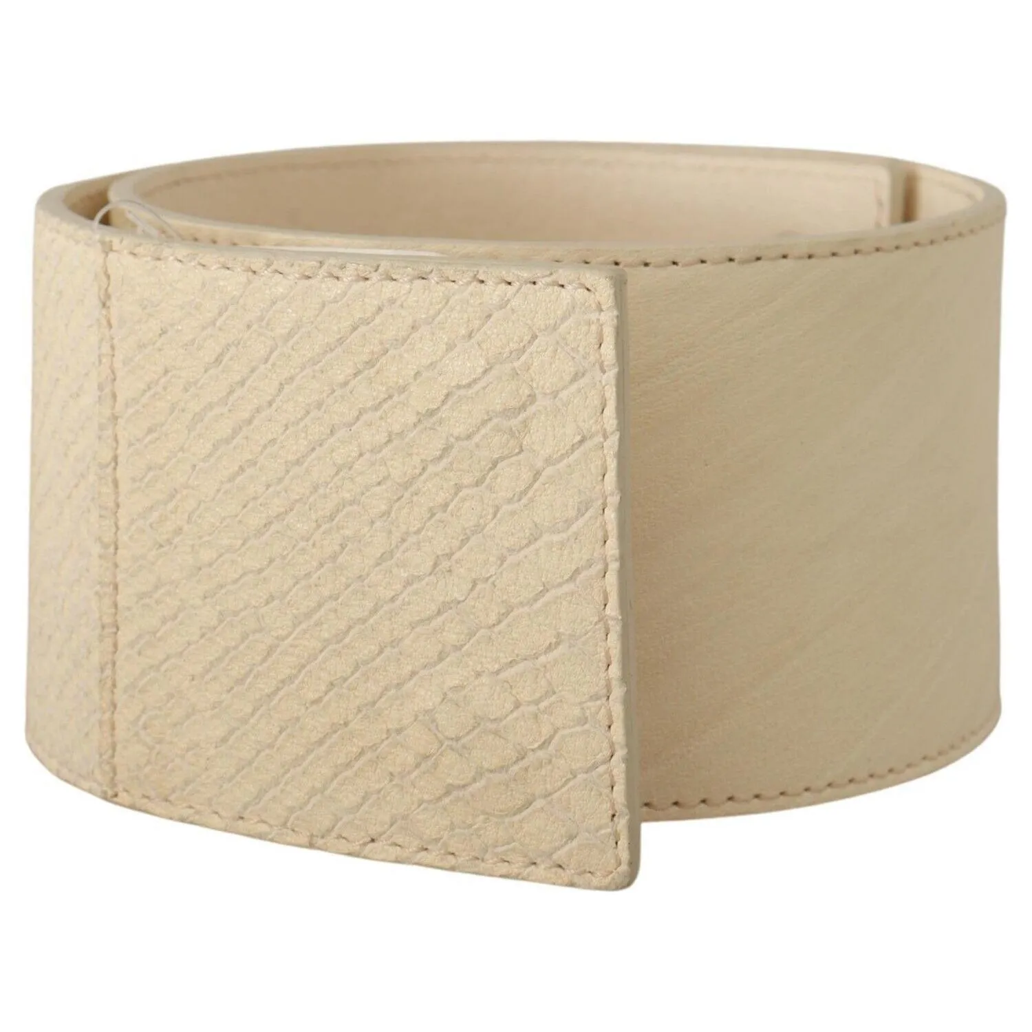 GF Ferre Elegant Off-White Fashion Belt