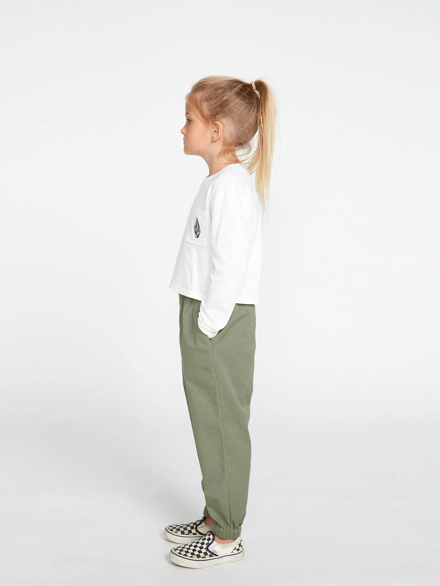 Girls Frochickie Jogger Pants - Light Army