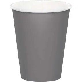 Glamour - 9oz Gray Paper Cups (8ct)