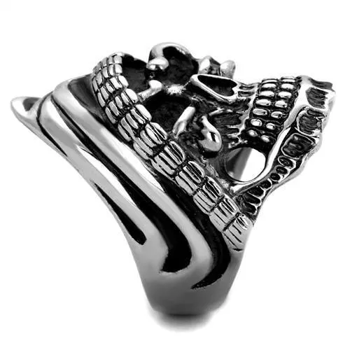 High polished (no plating) Stainless Steel Ring with No Stone for Women Style TK2056