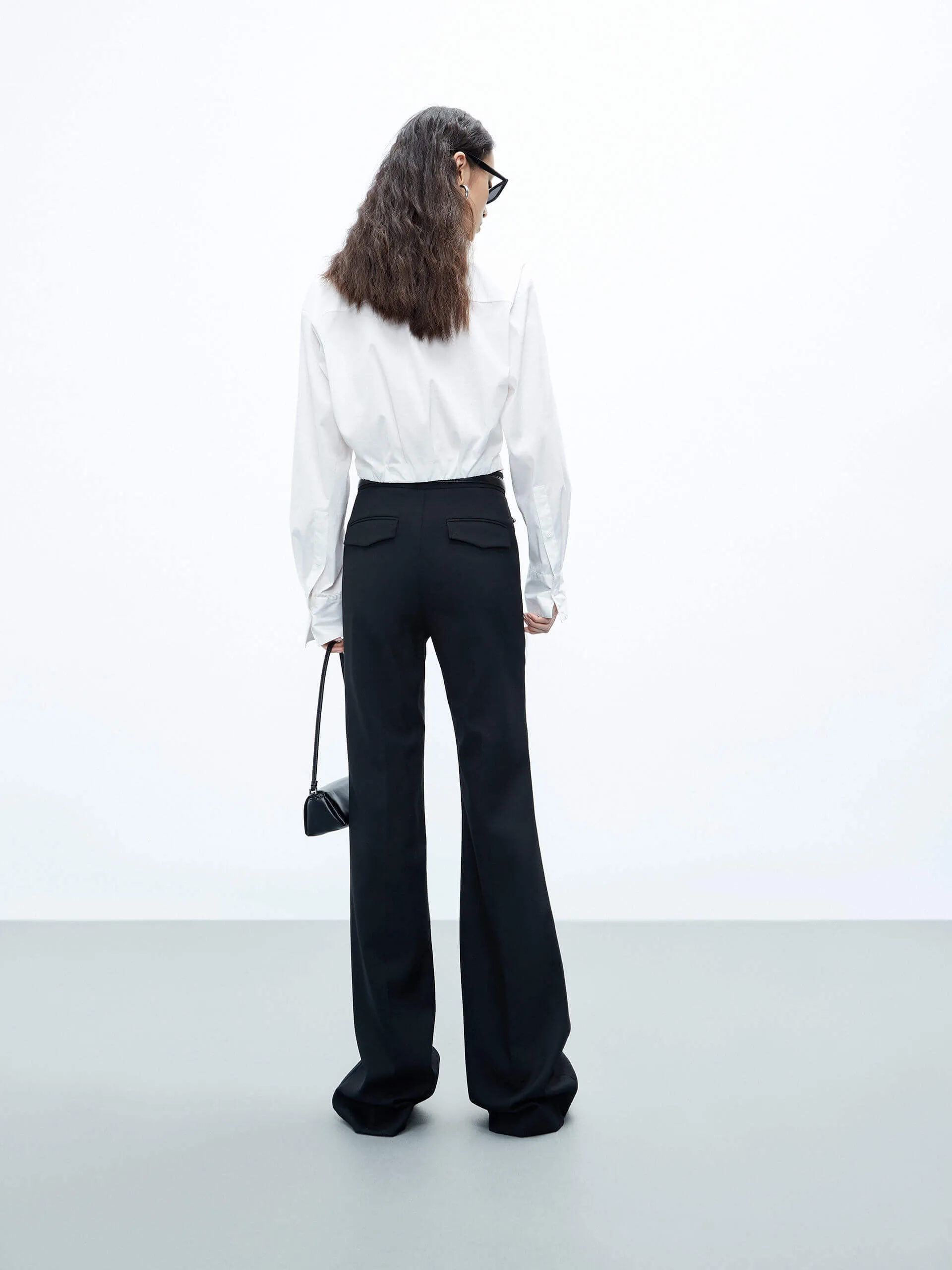 High Waist Tailored Pants