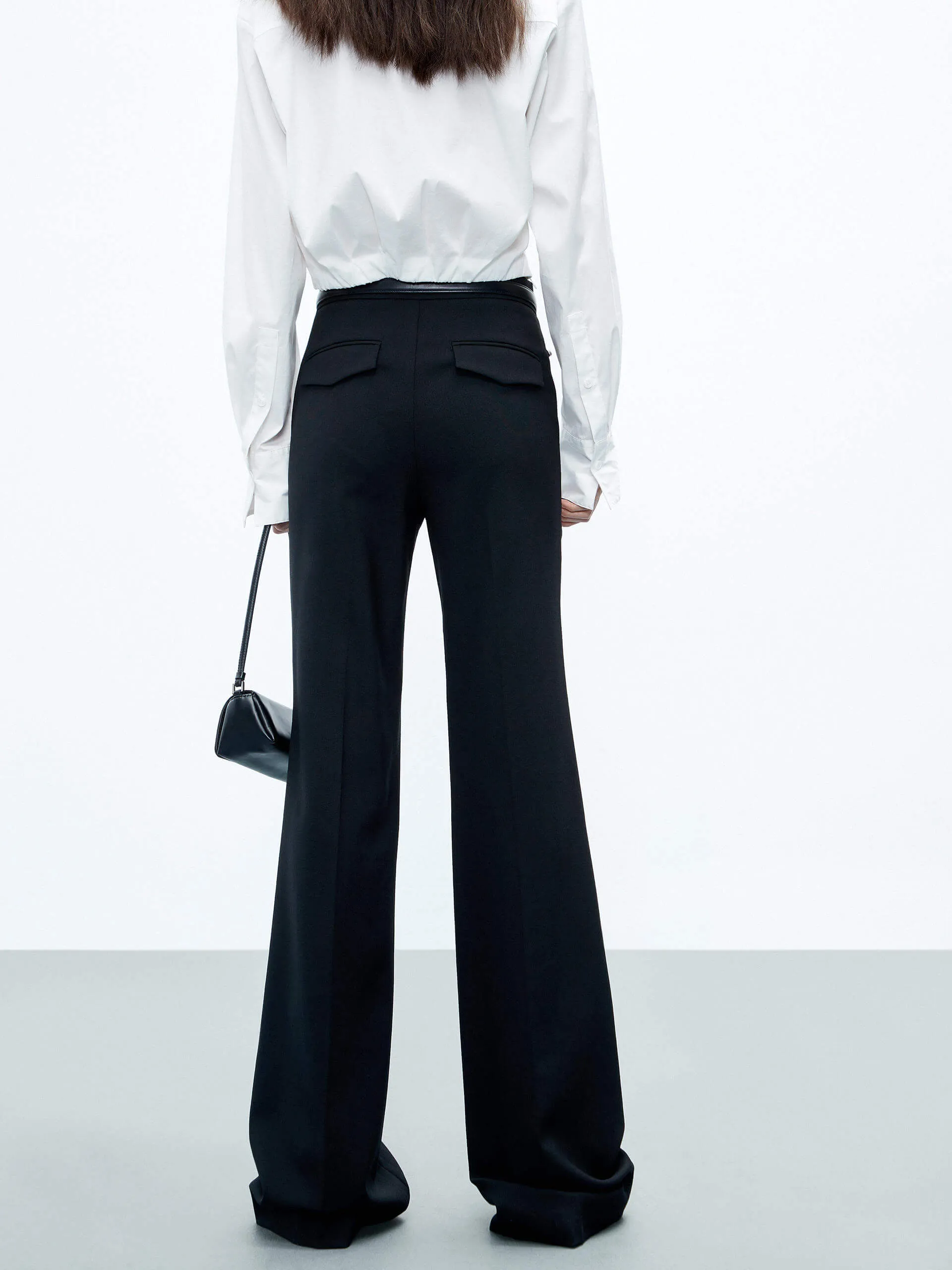 High Waist Tailored Pants