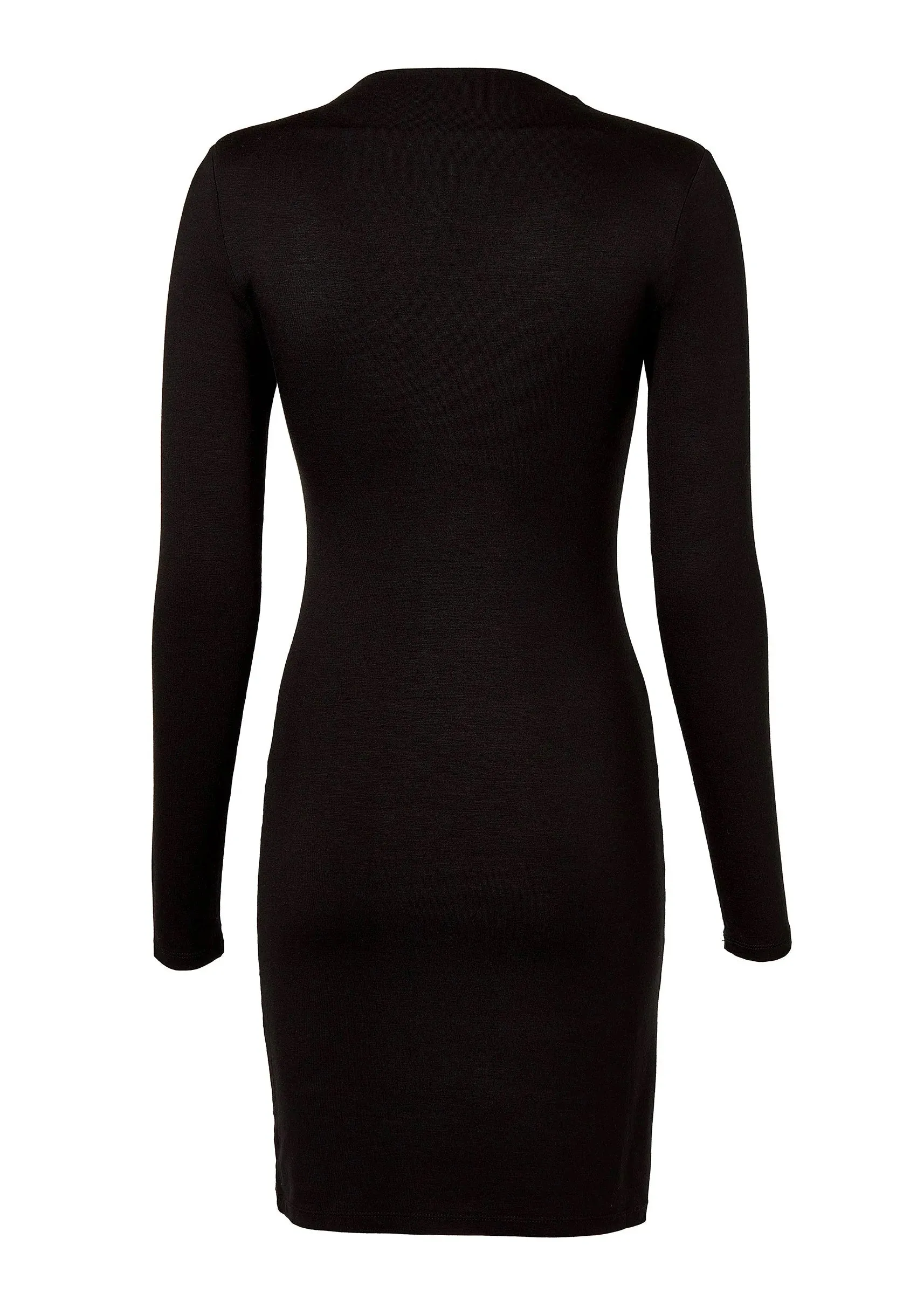 Holland Cooper Harper Long Sleeve Mini Dress in Black