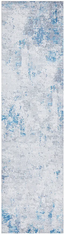 Illusions 132 Blue Runner Rug