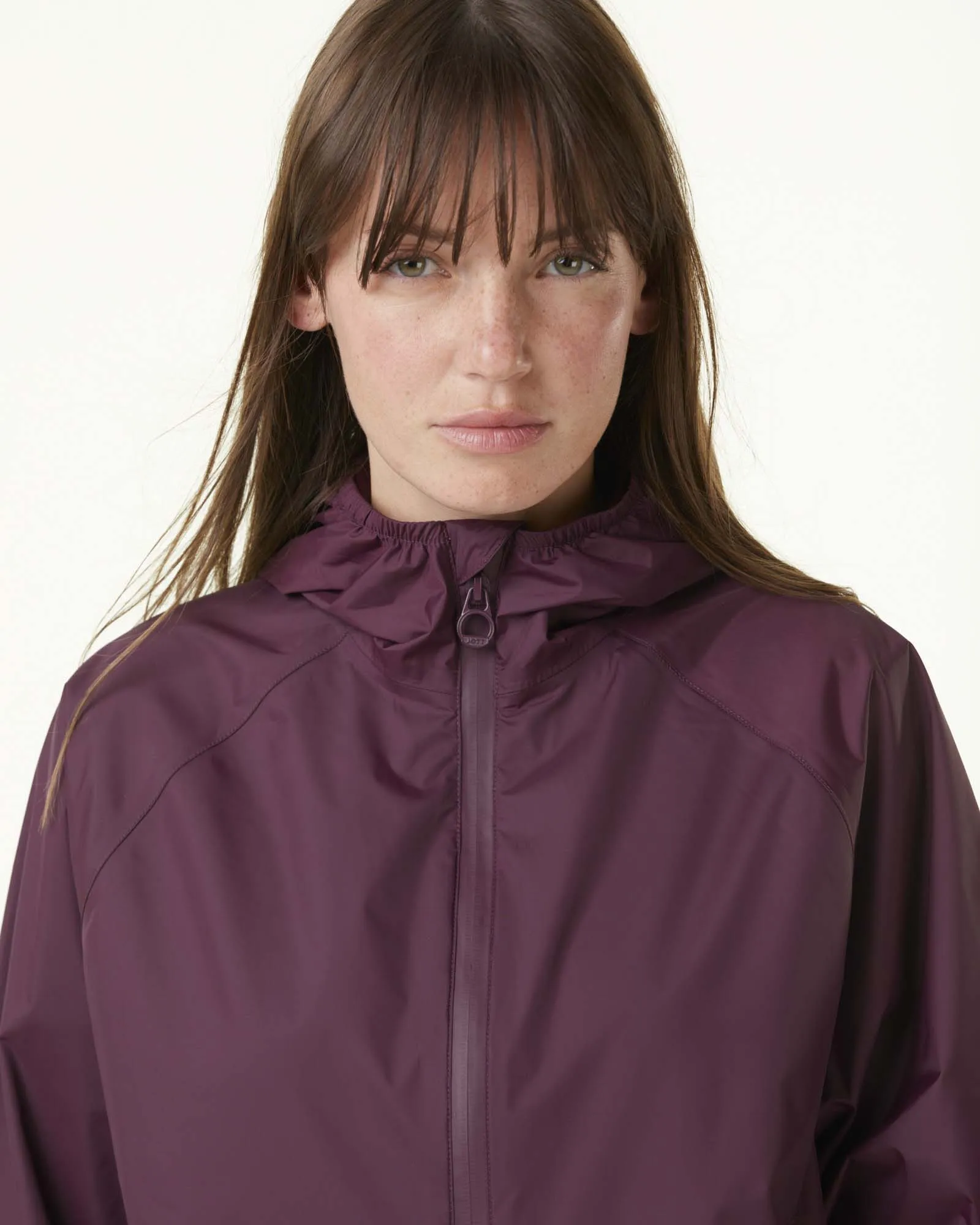 Imperméable paquetable Aubergine Singapore