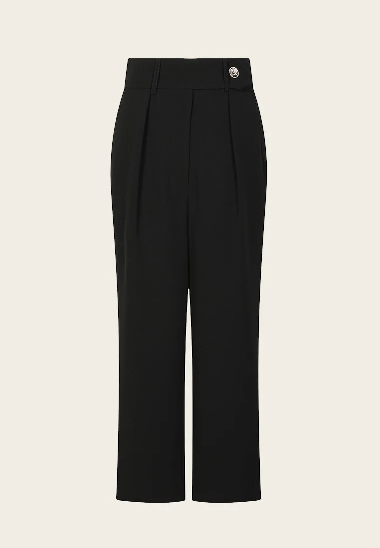 Isabel High Waisted Straight-leg Pants