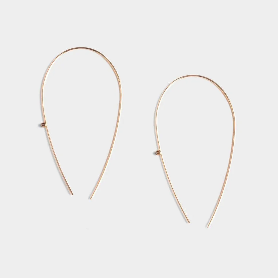 Ivy Long Arc Earrings