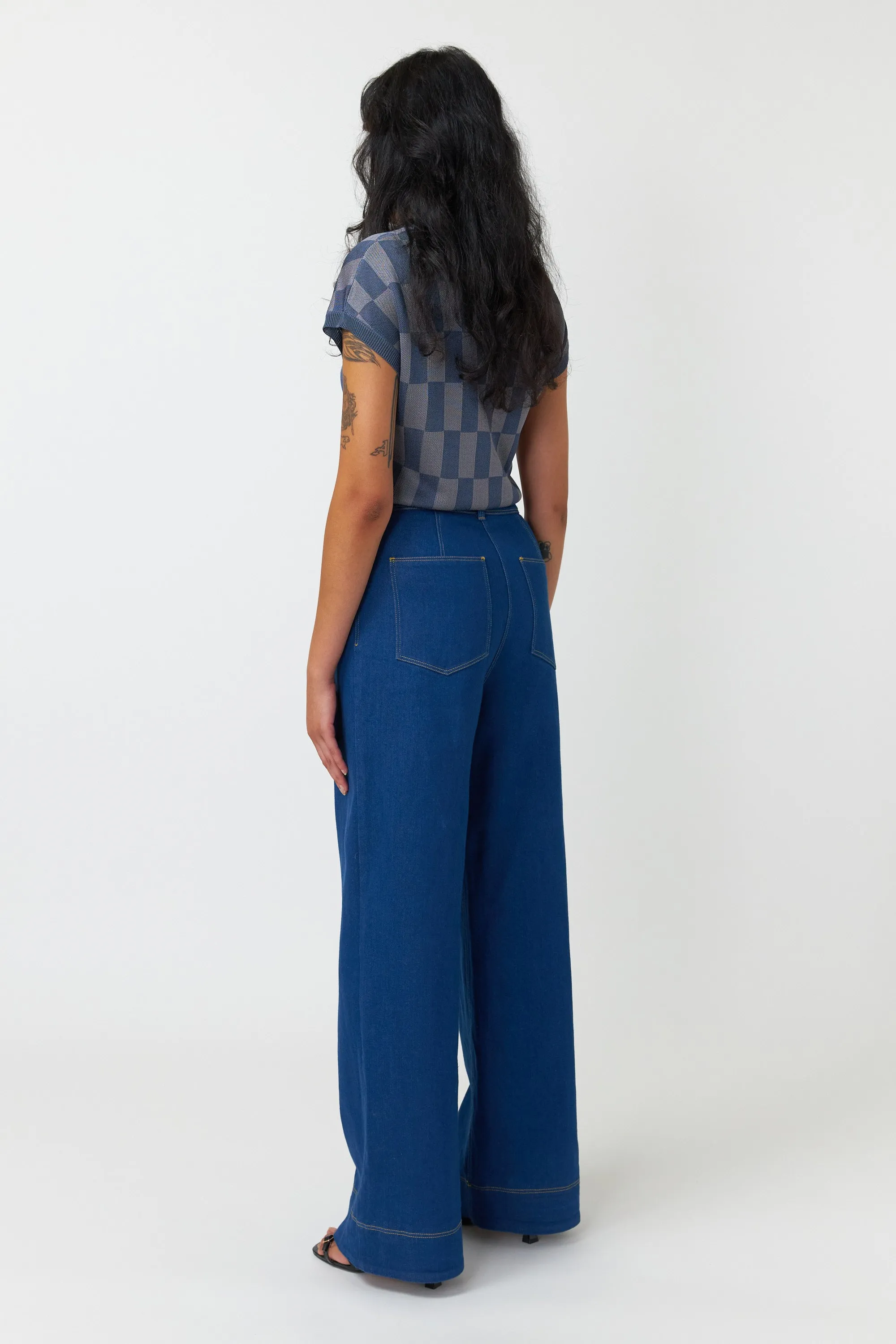 Kate Sylvester Steinem Trouser - Indigo Denim