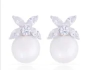 Kennedy Floral Pearl Earrings