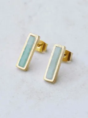 Ladies First Stud Earrings-Aqua