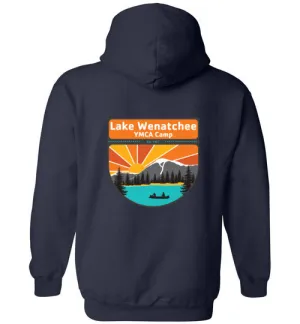 Lake Wenatchee Navy Heavy Blend Hoodie - 2021 Logo