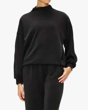 Lanston Kenzie Pintuck Mockneck Pullover