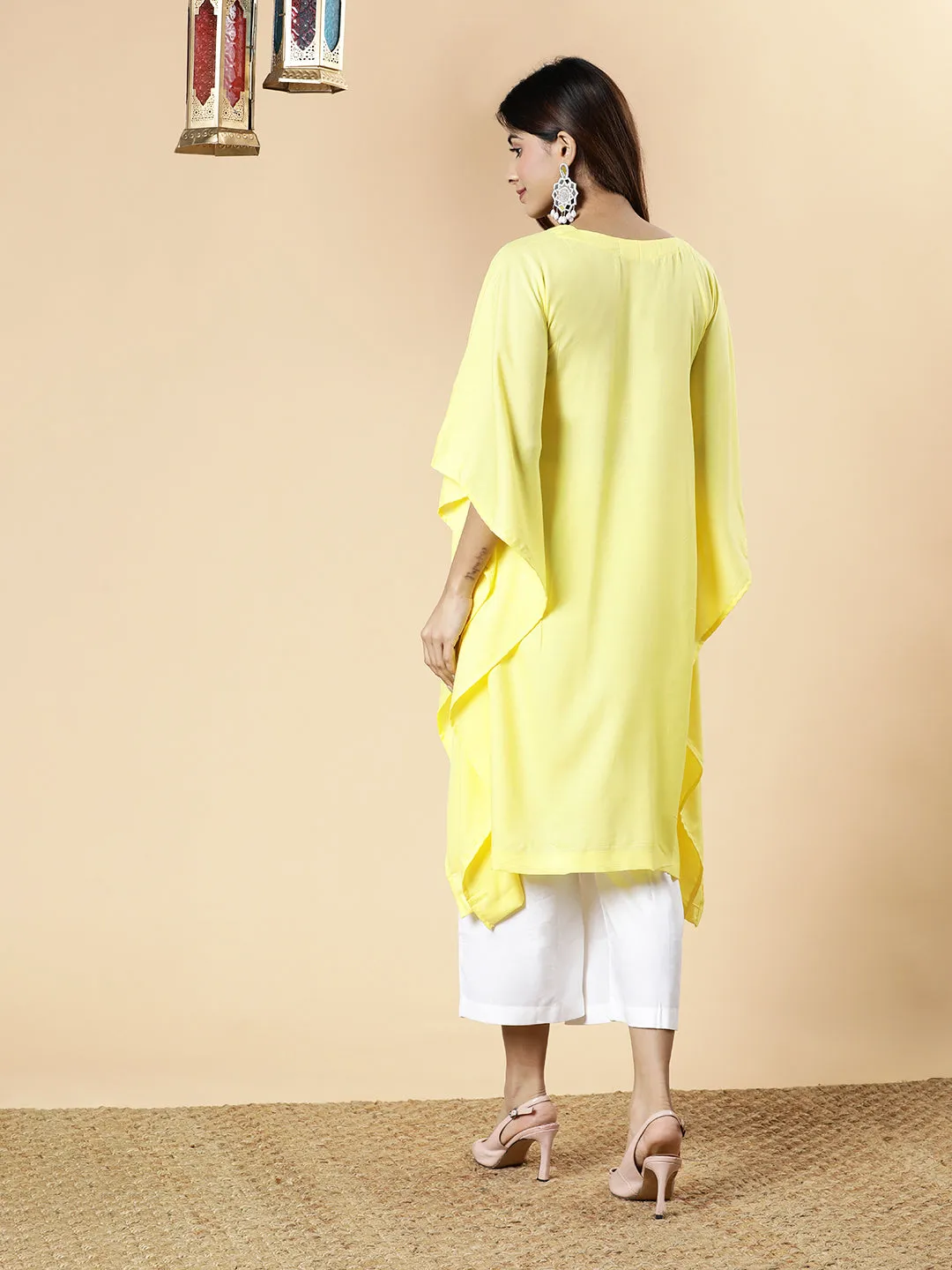 Lemon LongKurta - Chameli