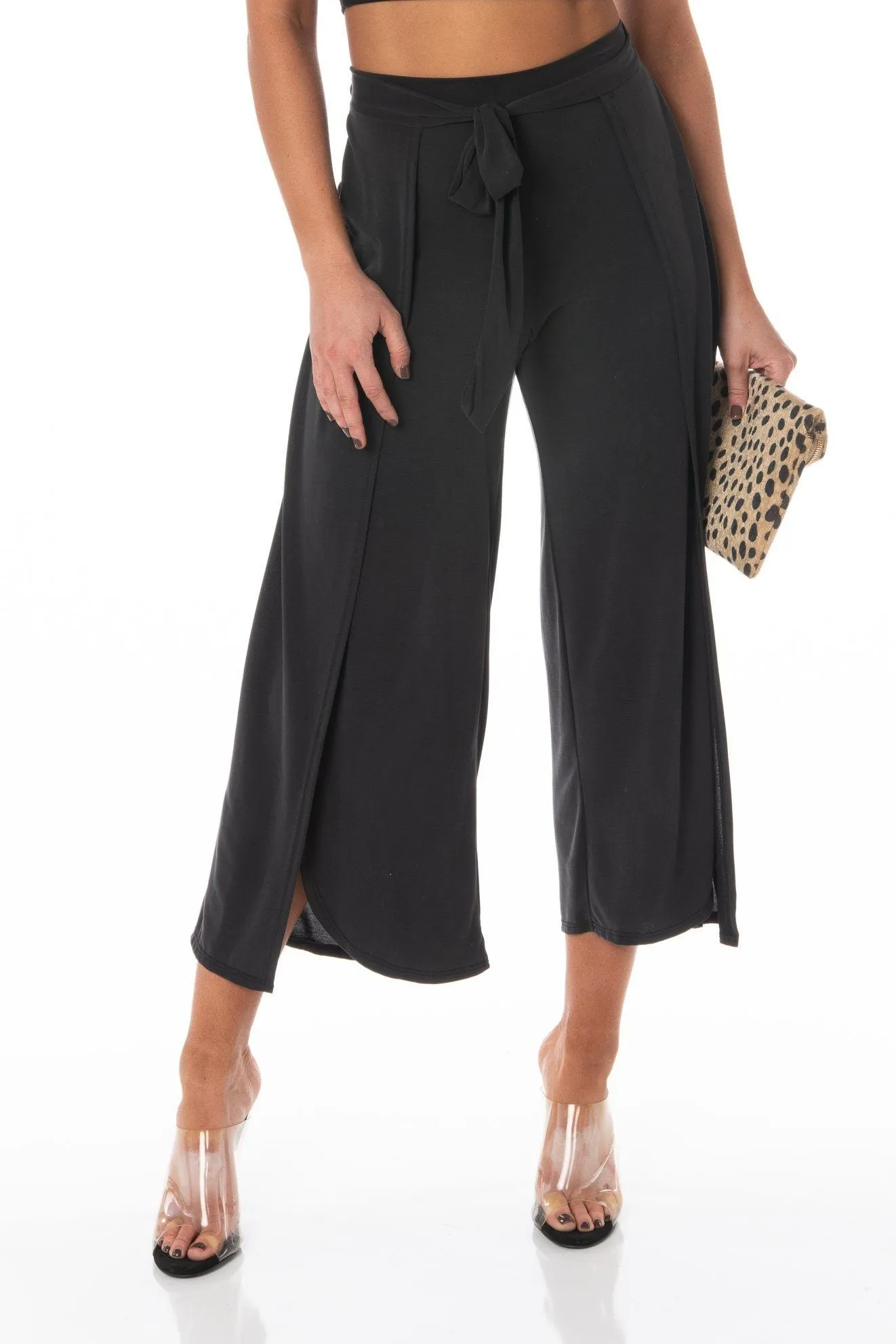 Lido Isle Charcoal Petal Pants