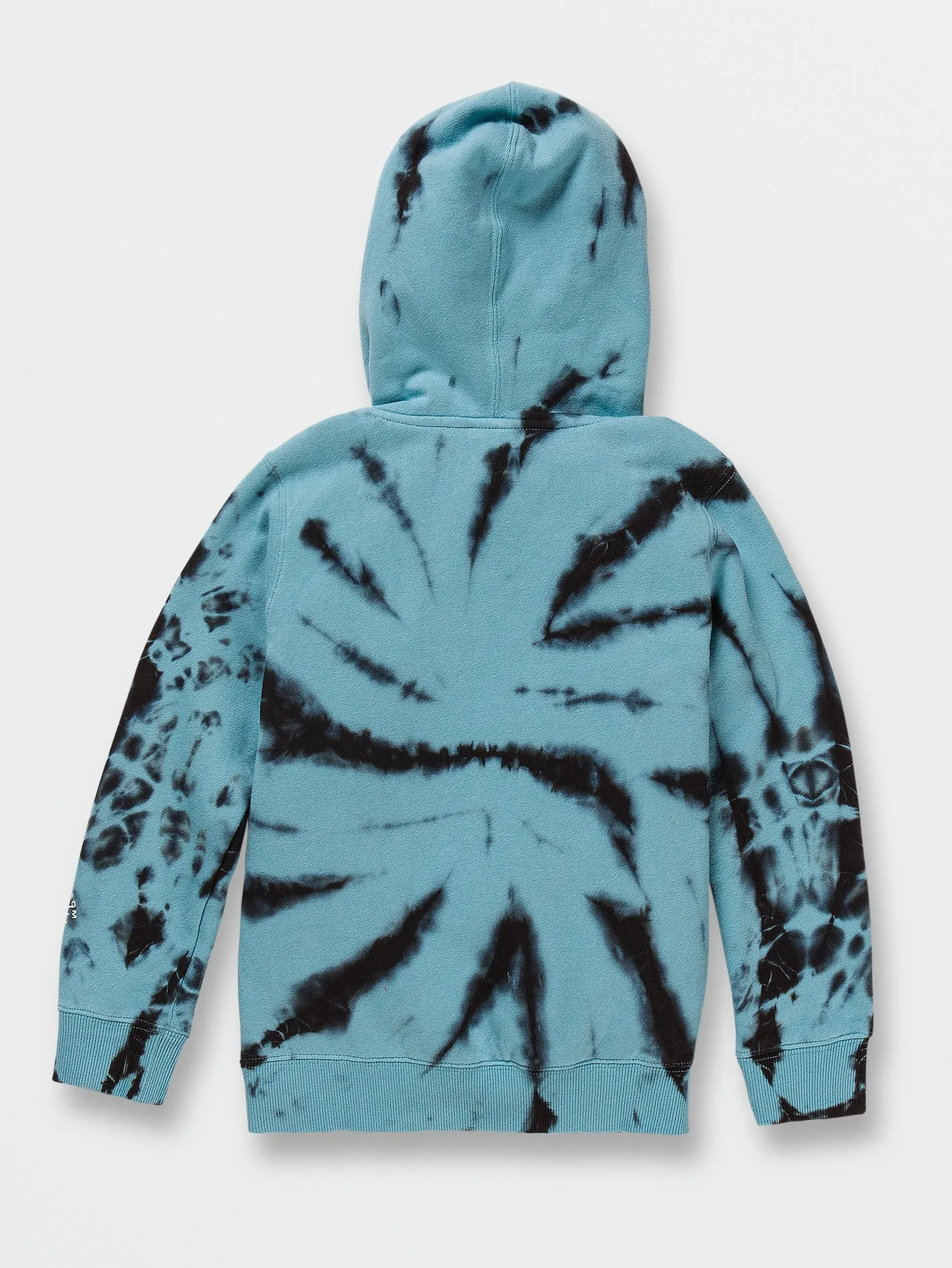 Little Boys Caiden Dye Pullover Hoodie - Pale Aqua