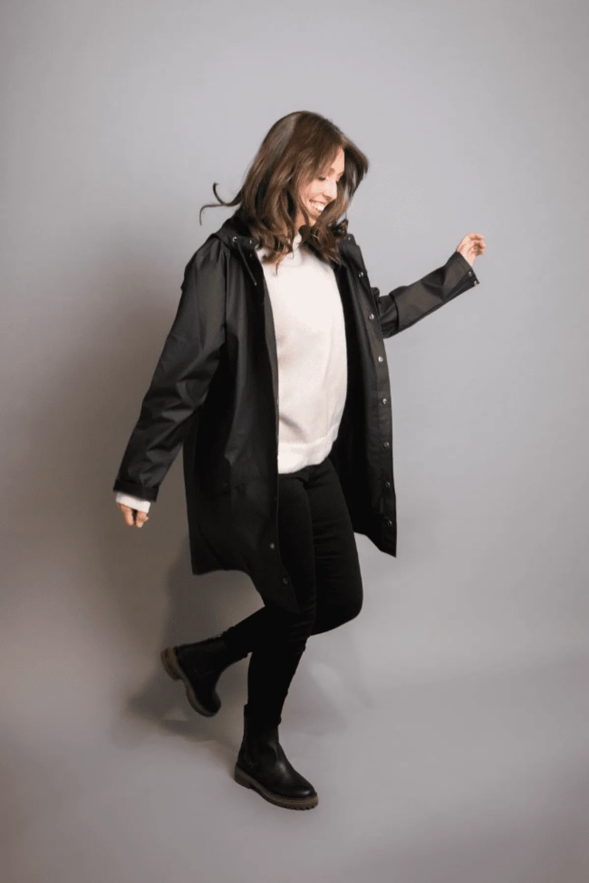 LONG JACKET BLACK