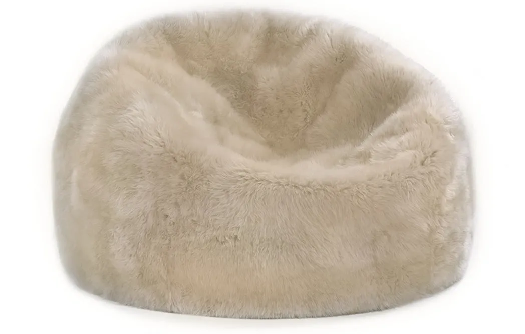 Long Wool Bean Bag