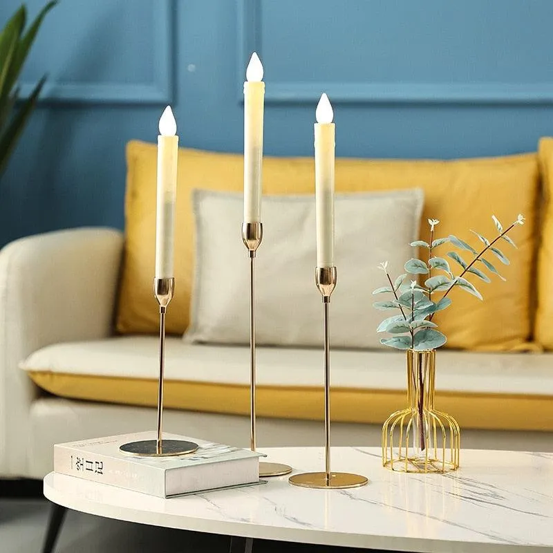 Luxury Long Metal Candle Holders