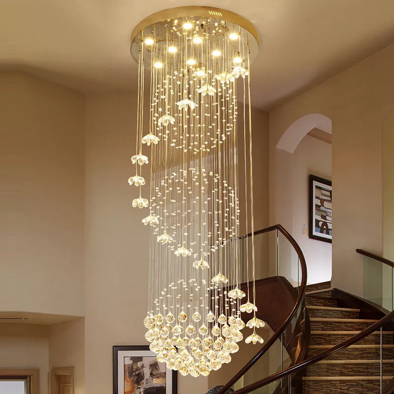 Luxury Long Staircase Crystal Chandelier