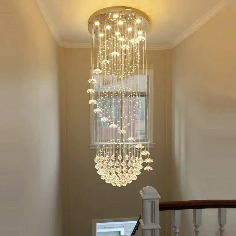 Luxury Long Staircase Crystal Chandelier