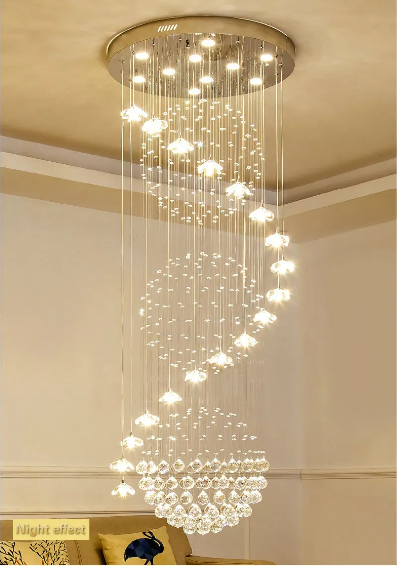 Luxury Long Staircase Crystal Chandelier