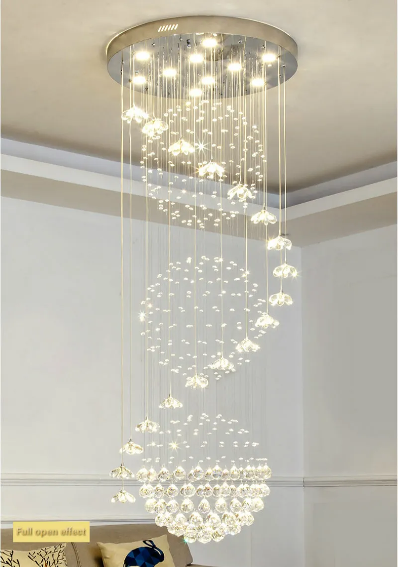 Luxury Long Staircase Crystal Chandelier