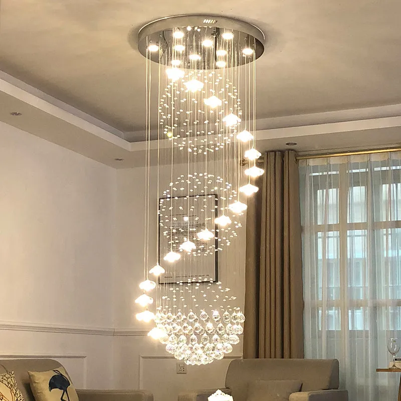 Luxury Long Staircase Crystal Chandelier