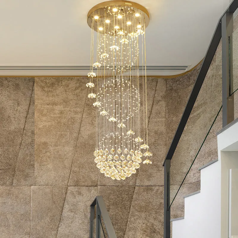 Luxury Long Staircase Crystal Chandelier