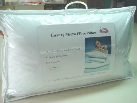 Luxury Microfibre Pillows Soft As Down Hypoallergenic