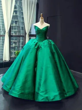 Luxury Puffy Emerald Green Ball Gown for Prom Formal Dress,21121306