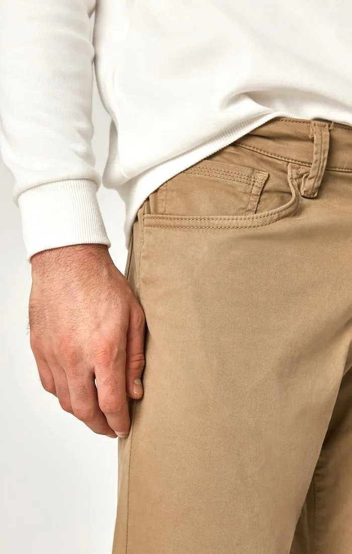 MATT RELAXED STRAIGHT LEG IN BRITISH KHAKI TWILL