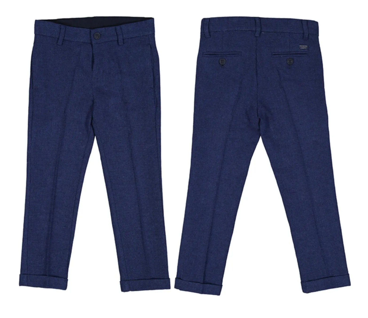 Mayoral Boys Navy Tailored Linen Jacket AND Pants Set