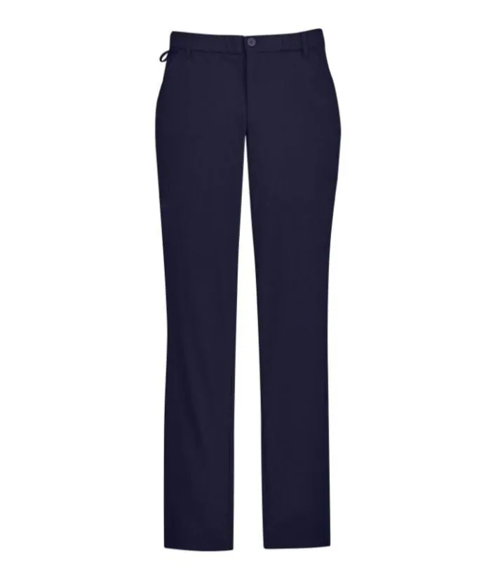 Mens Comfort Waist Flat Front Pant