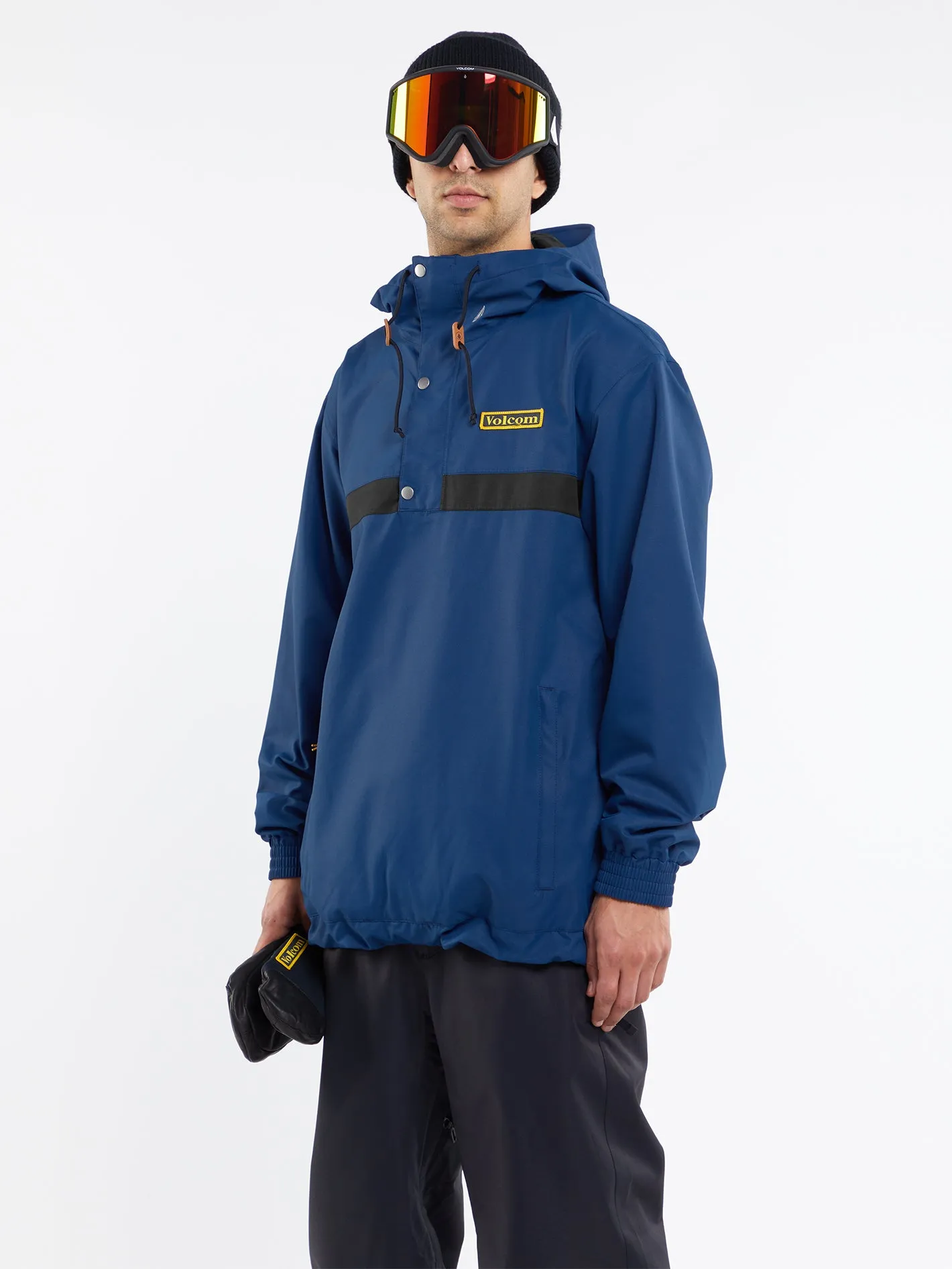 Mens Longo Pullover Jacket - Navy