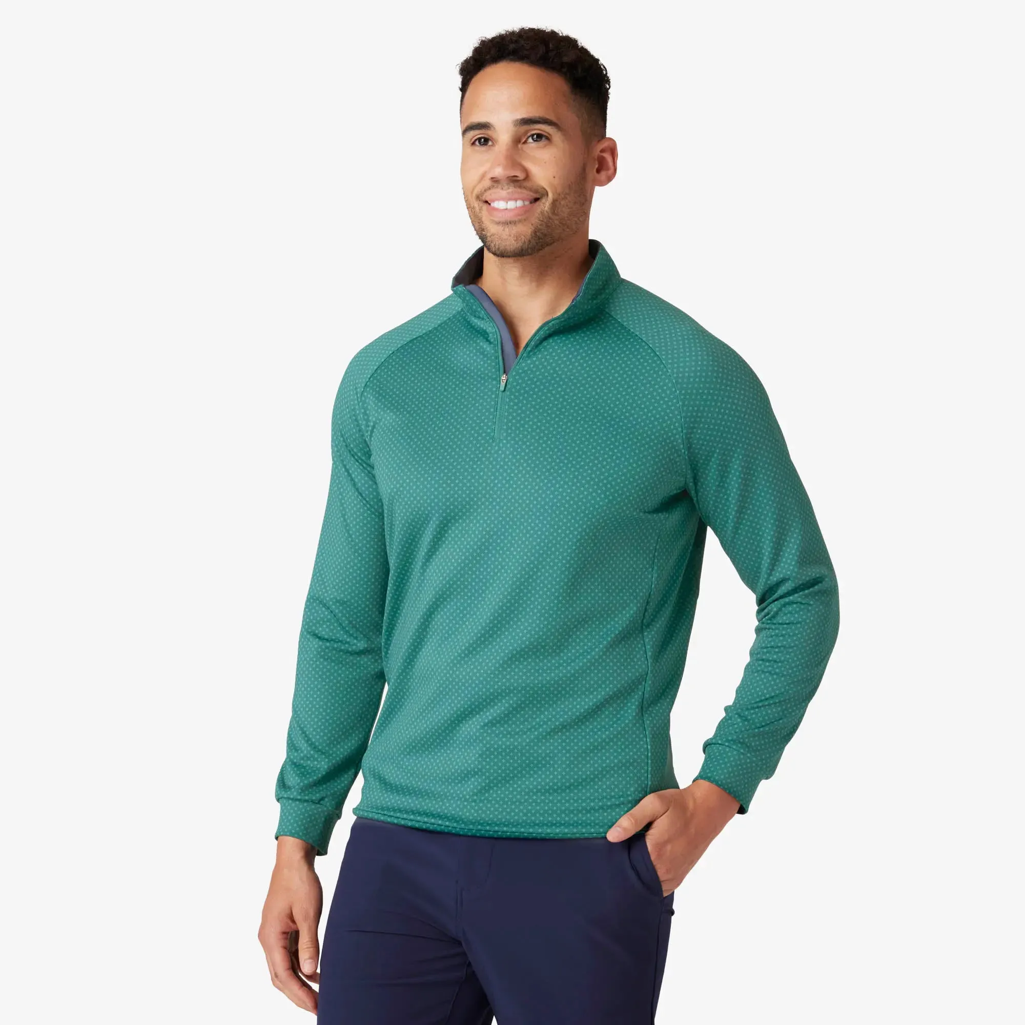 Men's Mizzen   Main | Versa Quarter Zip | Green Star