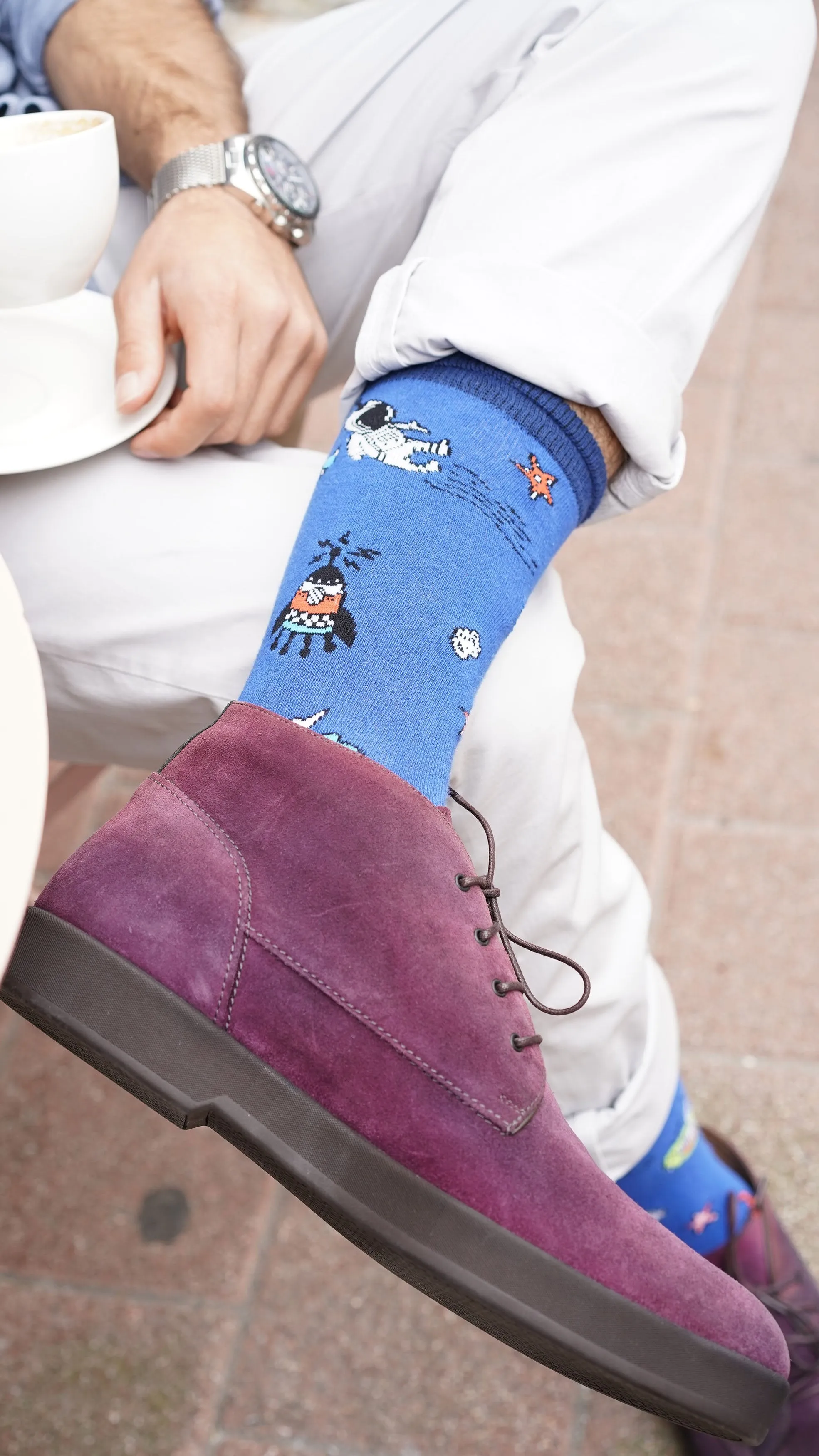 Men's Space Doodle Socks