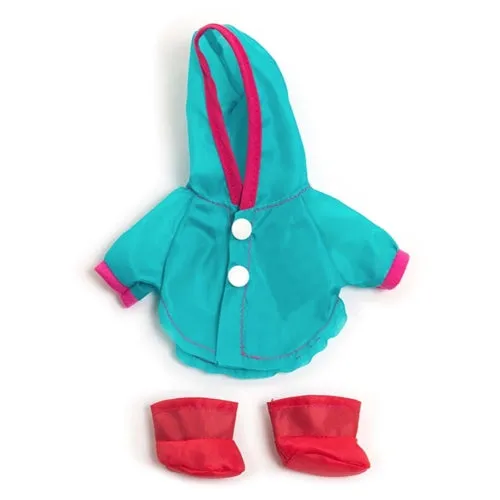 Miniland Educational Raincoat and Boots for Dolls 8 1/4"