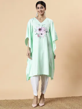 Mint Rayon LongKurta - ChulbuliGulgasta