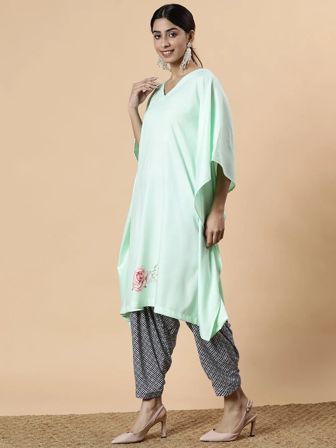 Mint Rayon LongKurta - MintFrenzy