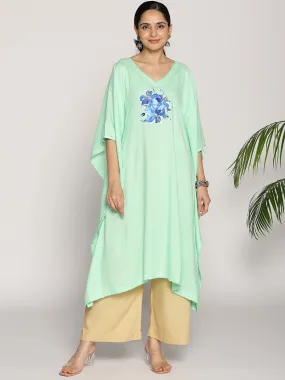 Mint Rayon LongKurta - MintMania